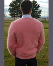 Men's Angora Sweater Ultra-soft Cardigan