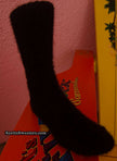 Men's 70% angora dress socks with nylon and spandex for comfort and warmth