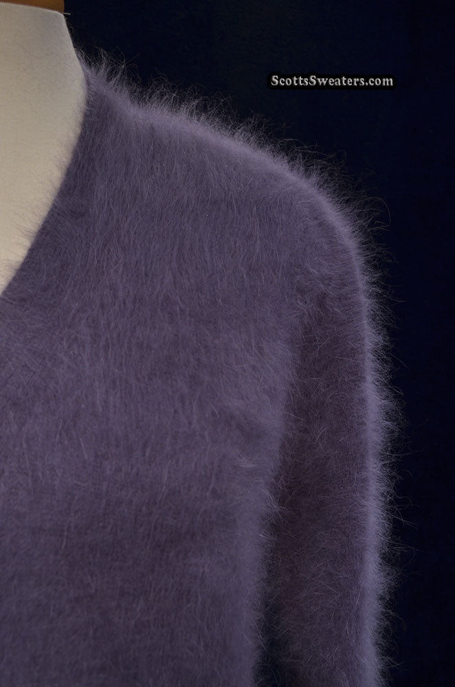 3-teiliger Angora-Cardigan und Röcke für Damen