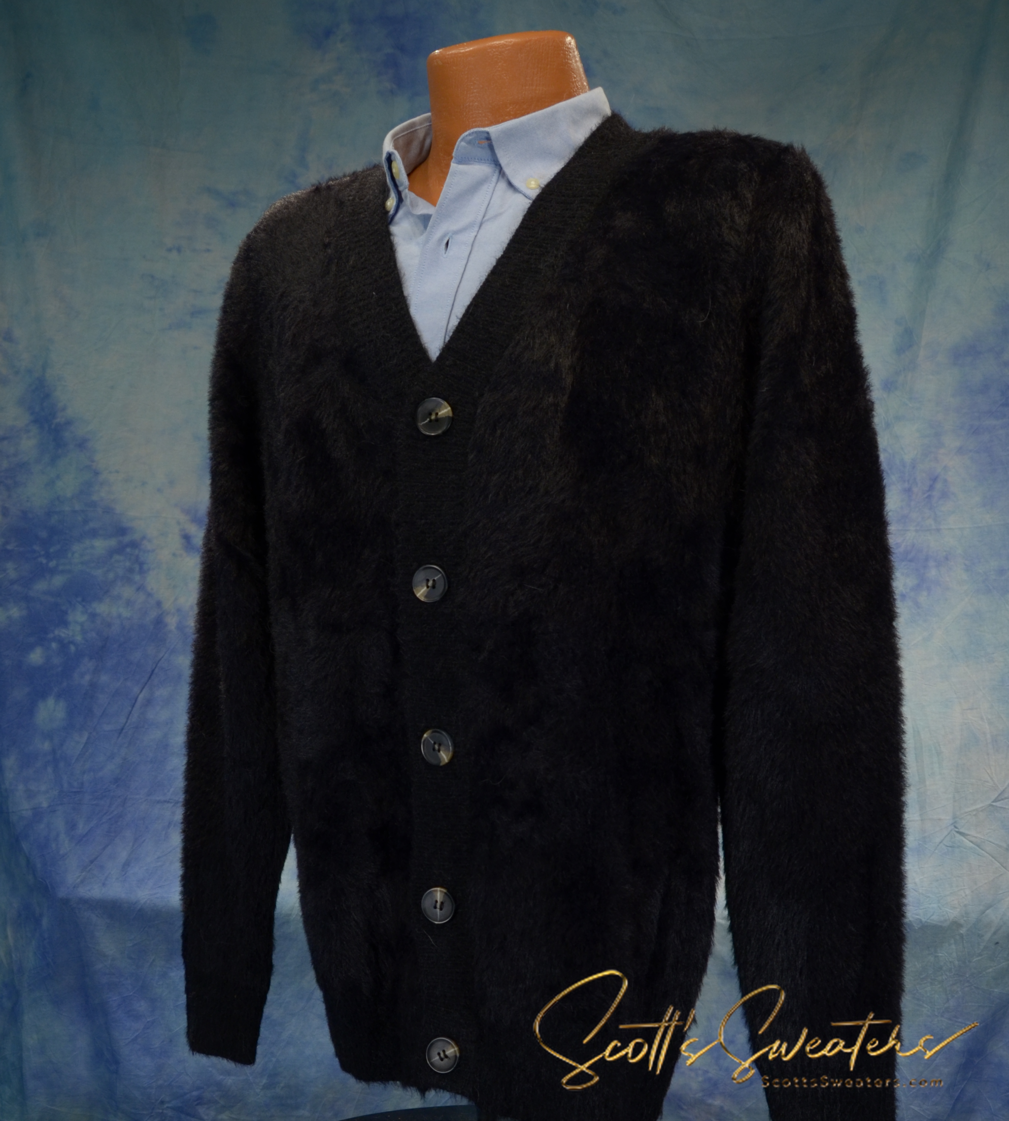 mens cardigan sweater ultra-soft plush
