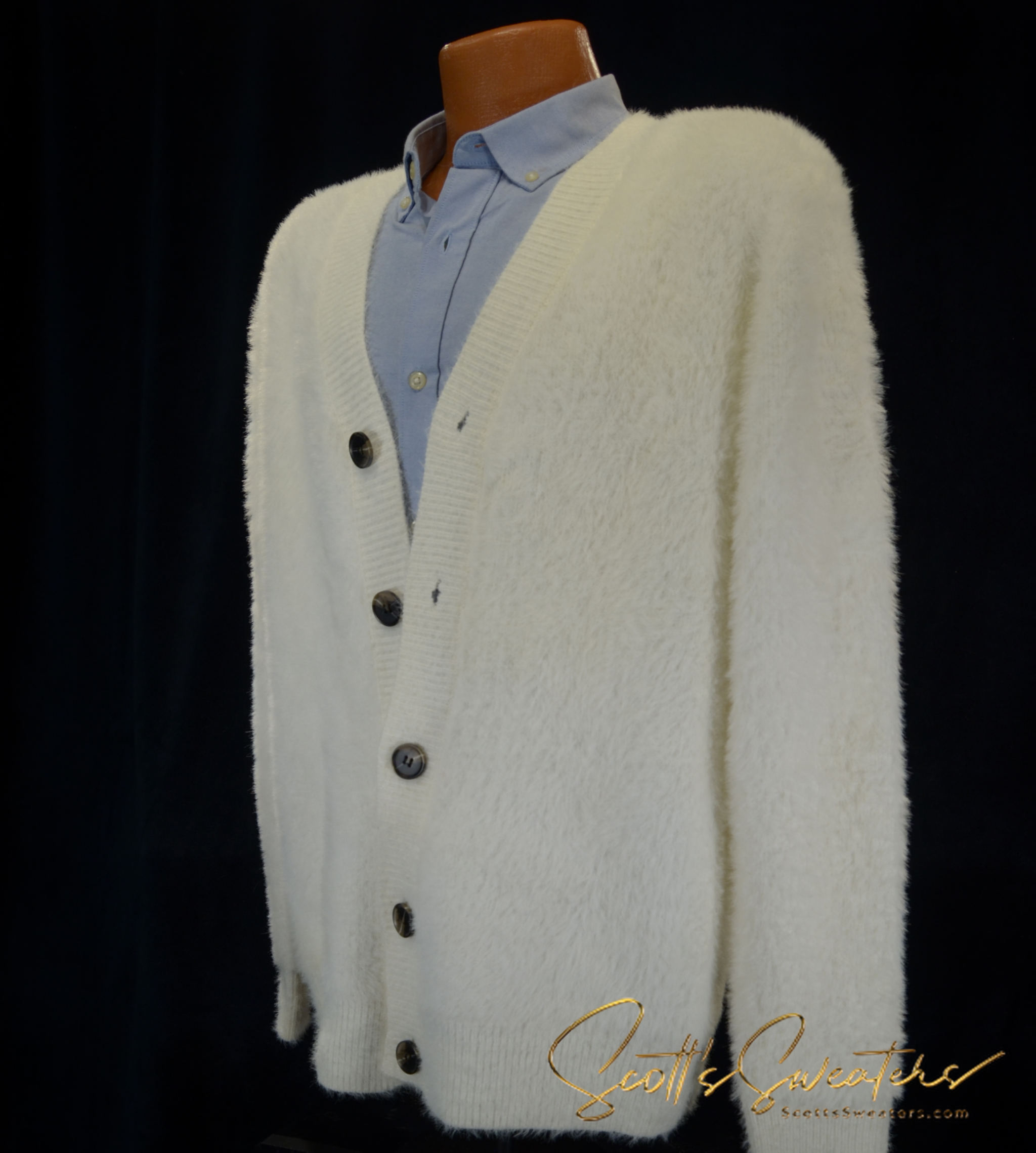 mens cardigan sweater ultra-soft plush