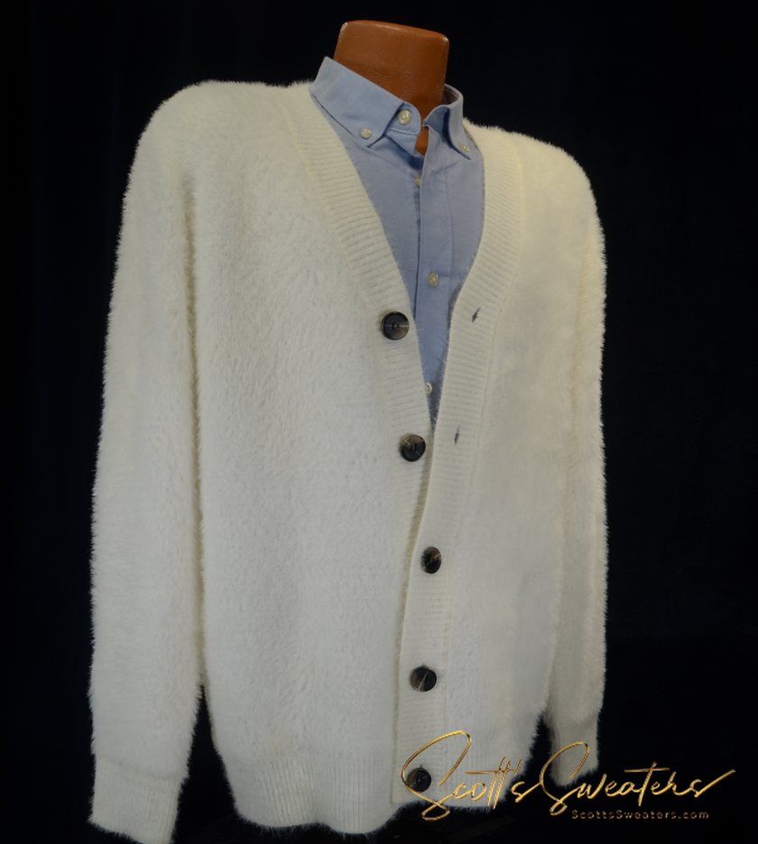 mens cardigan sweater ultra-soft plush