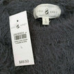 Grey and white Fair Isle matching sweater and skirt set made of ultra-soft nylon