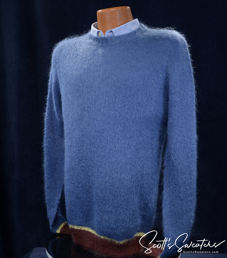 Men's Roberto Collina Crewneck mohair sweater in size small
