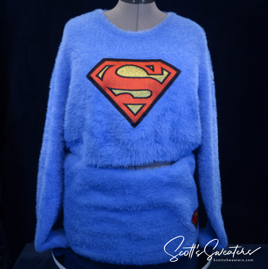 Super Woman Sweater Outfit