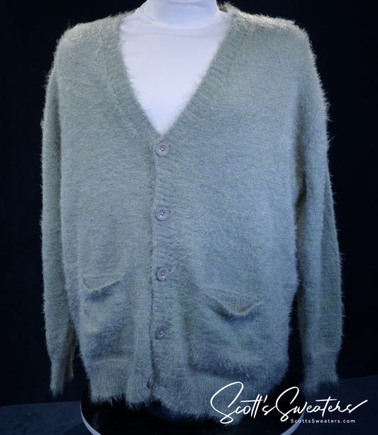 Kurt Cobain Synthetic Knock-Off Cardigan Sweater