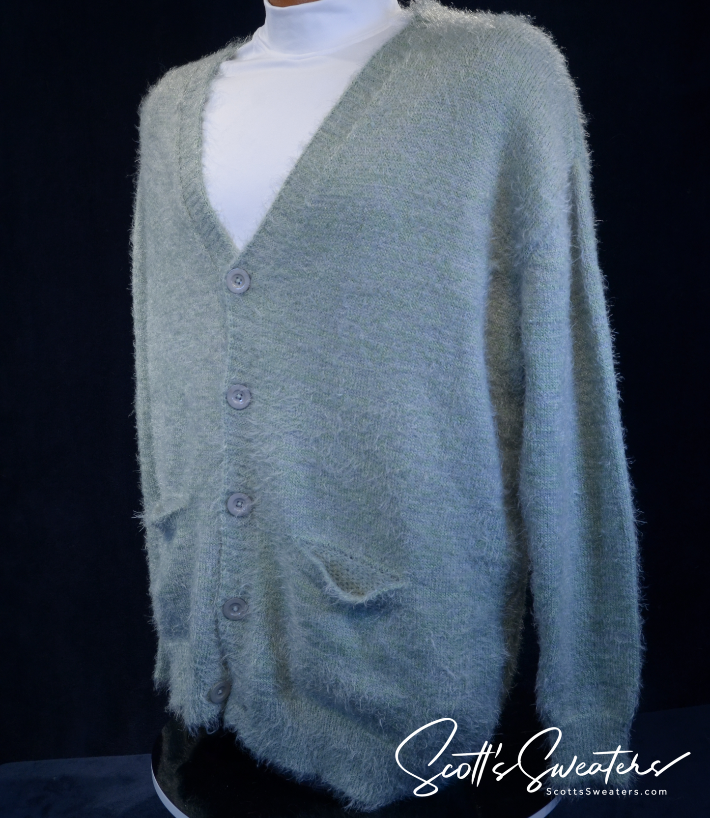 Kurt Cobain Synthetic Knock-Off Cardigan Sweater