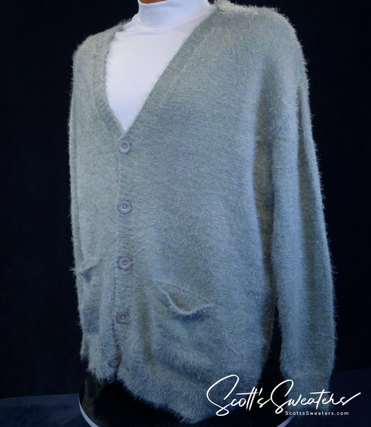 Kurt Cobain Synthetic Knock-Off Cardigan Sweater