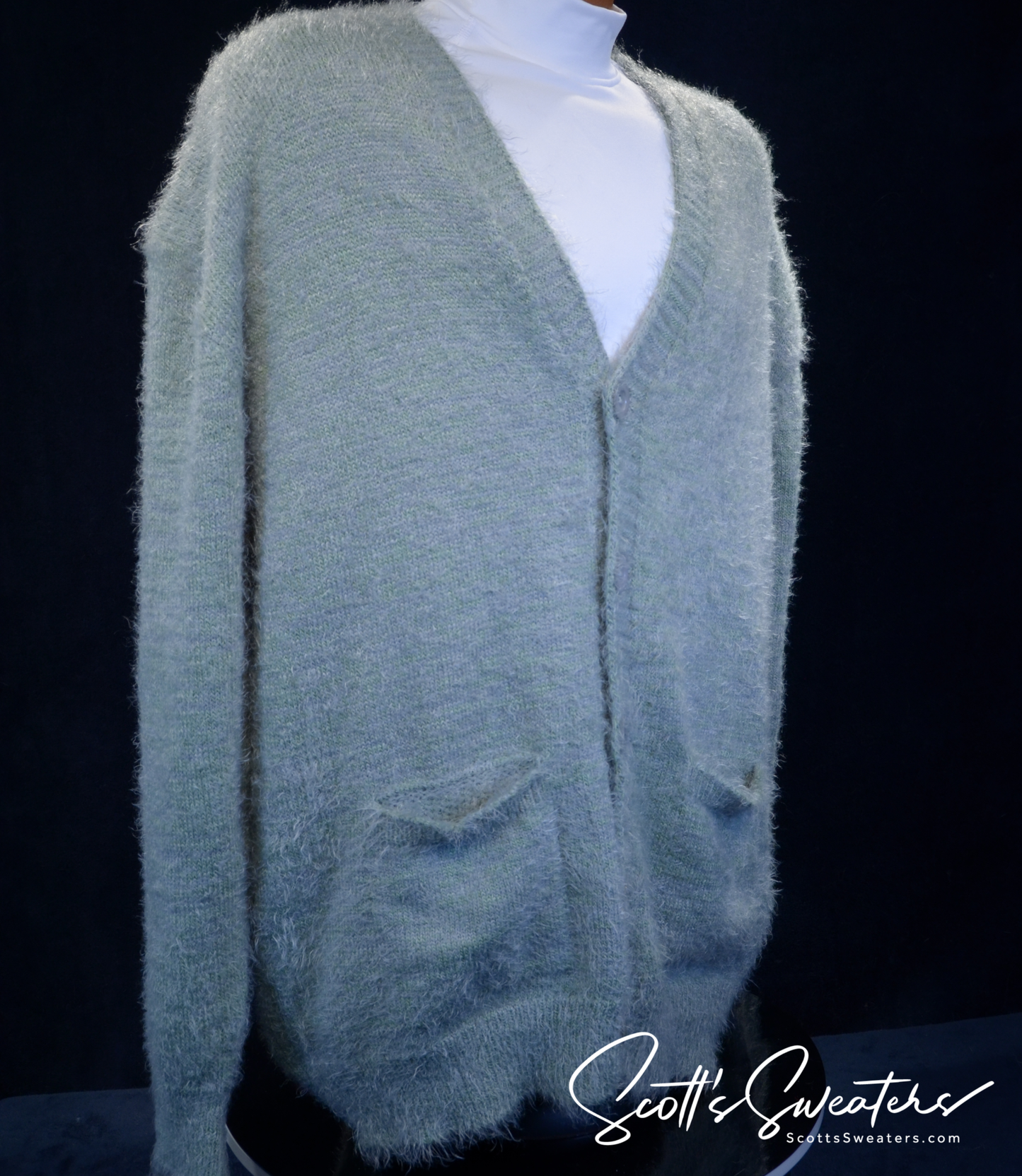 Kurt Cobain Synthetic Knock-Off Cardigan Sweater