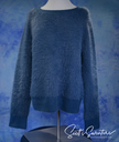 Women's Fuzzy Sweater Crewneck by Lou & Grey