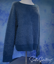 Women's Fuzzy Sweater Crewneck by Lou & Grey