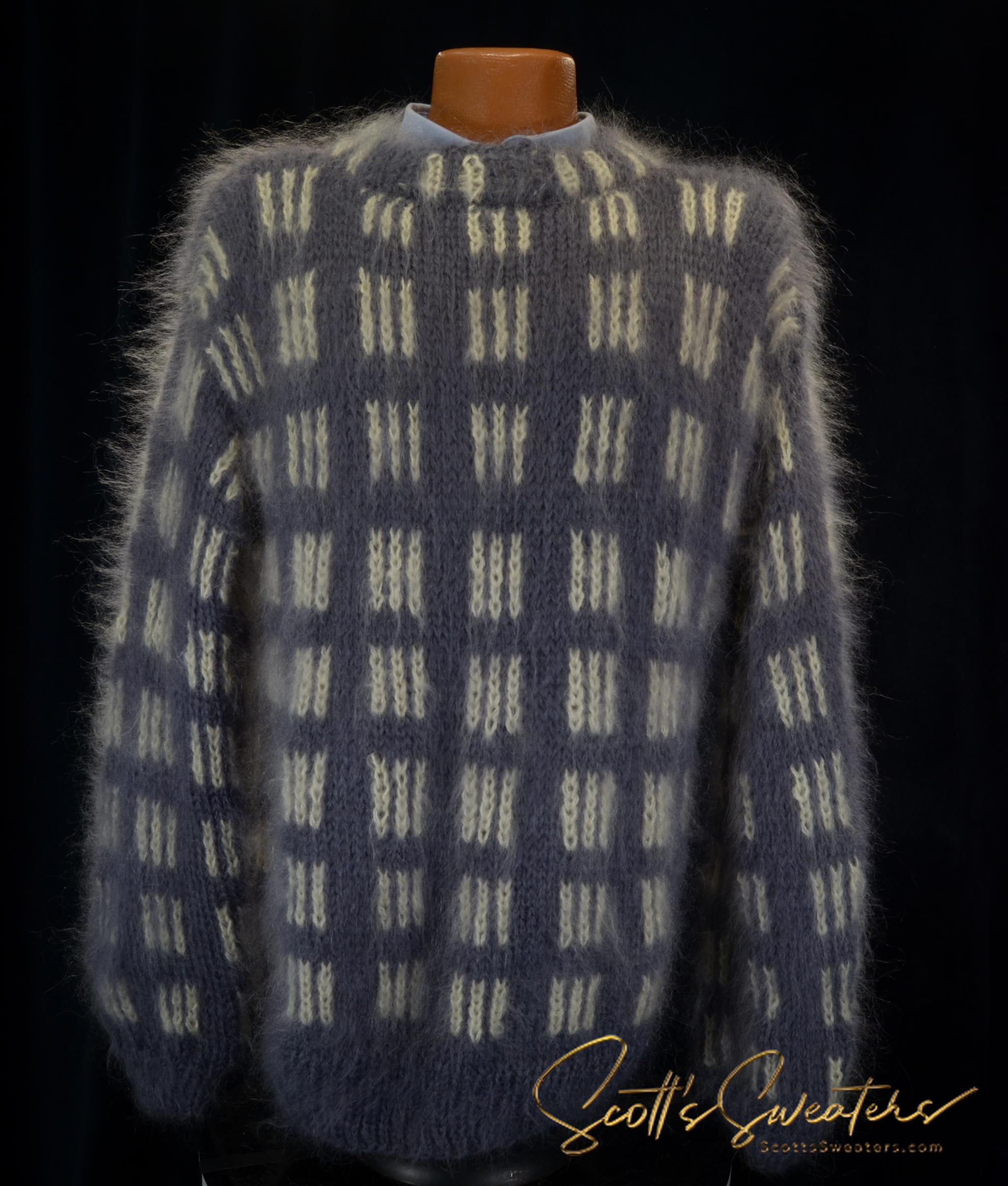 Men's Mohair Crewneck Sweater 