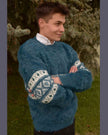 Men's Fleece Sweater Fuzzy Faux Fur Men's Sweater Urban Outfitters BDG