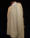 Men's Faux Mohair Sweater 2XL crewneck with reverse-knit texture, soft and lightweight for warmth and durability