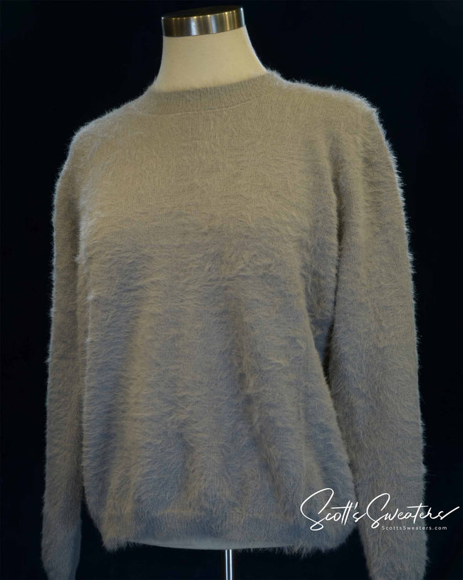 Eyelash Sweaters Women's Fuzzy Plush Sweaters - Very Soft, Lightweight