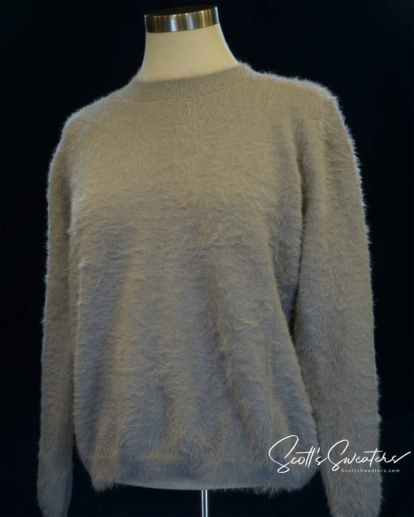 Eyelash Sweaters Women's Fuzzy Plush Sweaters - Very Soft, Lightweight