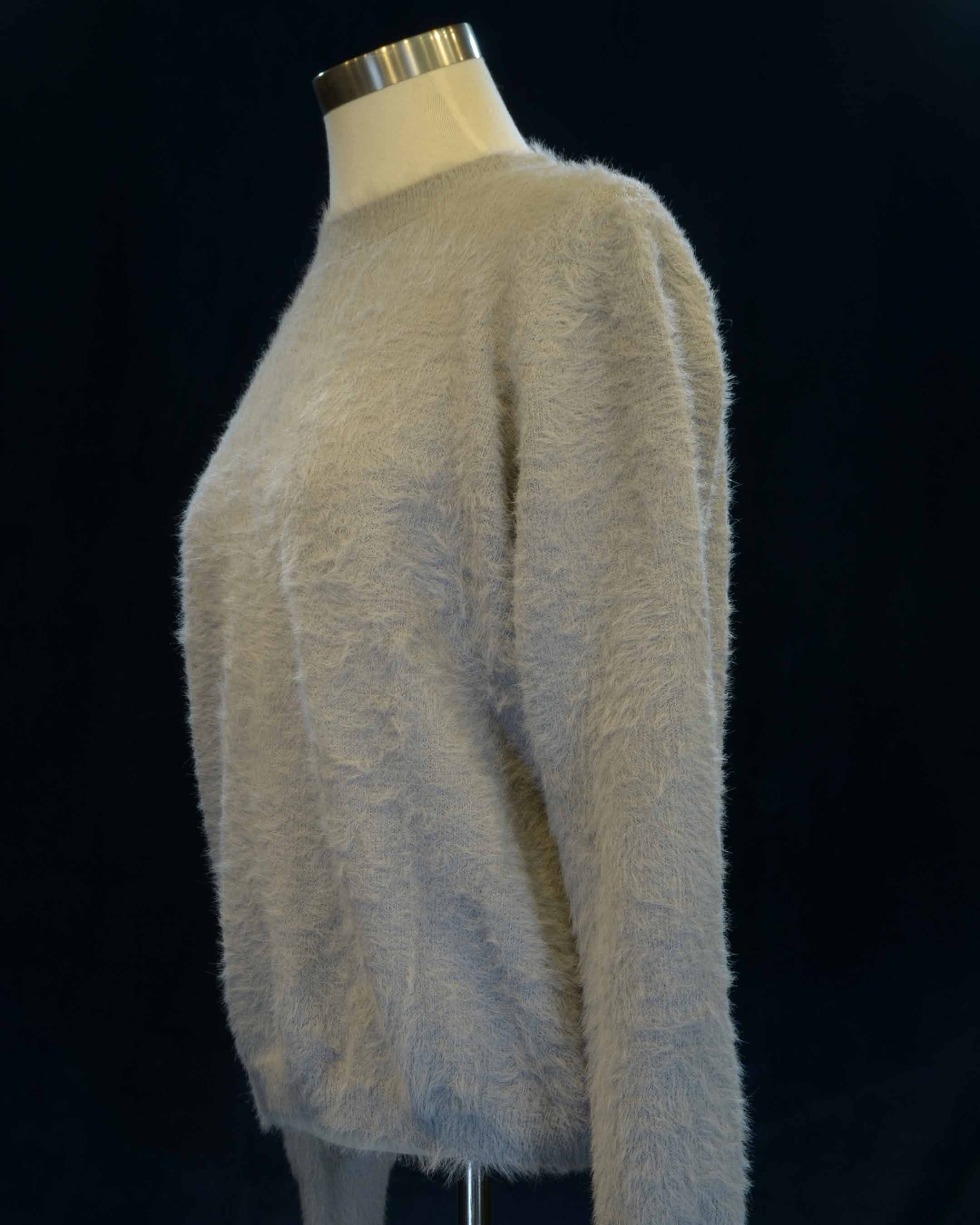 Eyelash Sweaters Women's Fuzzy Plush Sweaters - Very Soft, Lightweight