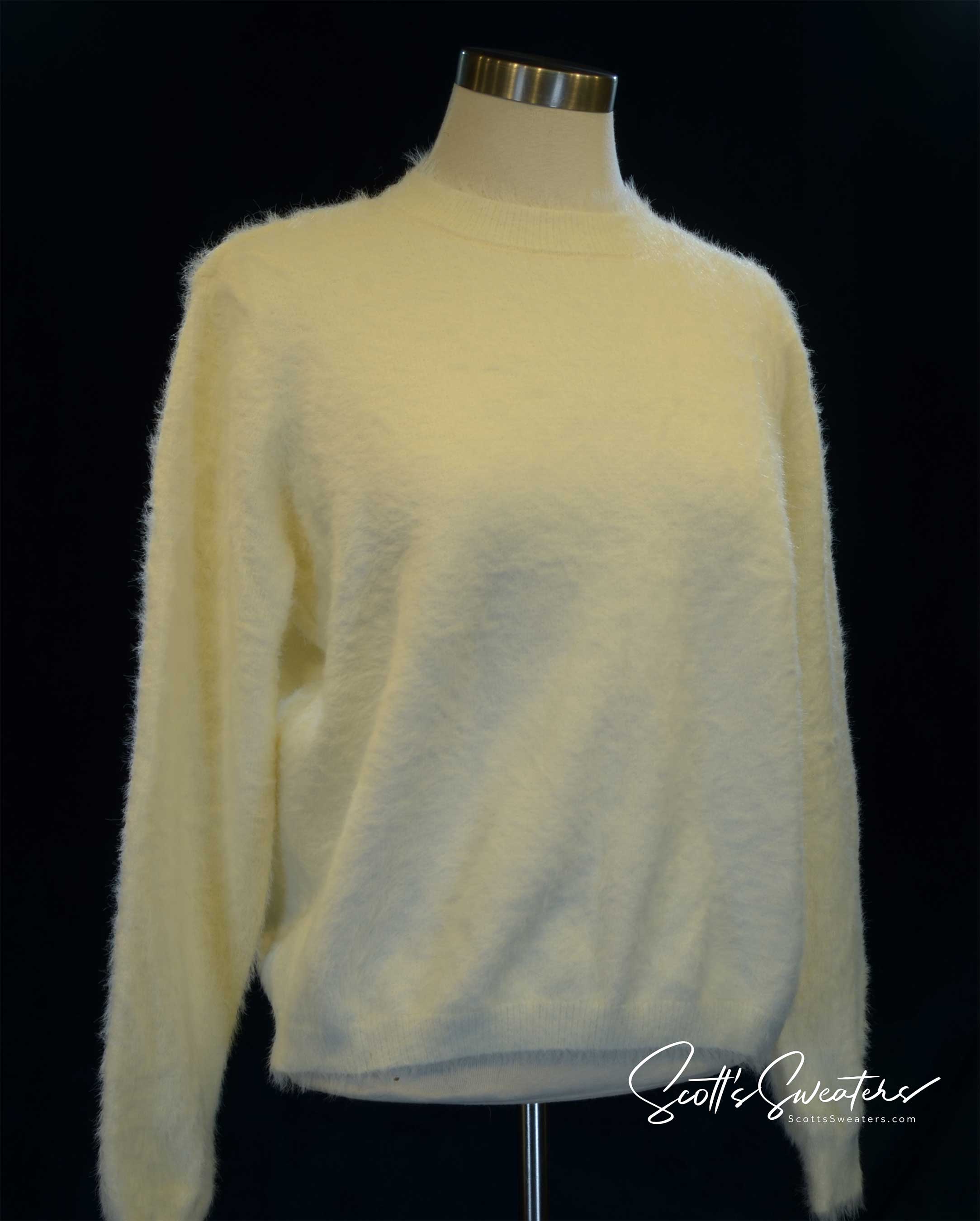 Eyelash Sweaters Women's Fuzzy Plush Sweaters - Very Soft, Lightweight