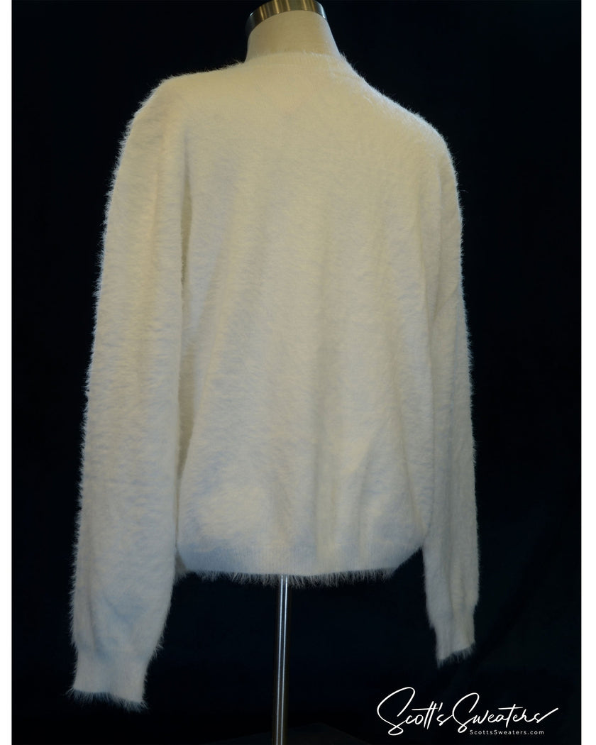 Eyelash Sweaters Women's Fuzzy Plush Sweaters - Very Soft, Lightweight