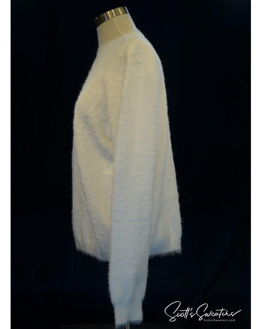 Eyelash Sweaters Women's Fuzzy Plush Sweaters - Very Soft, Lightweight