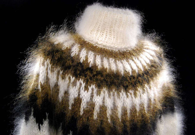 Turtleneck Mohair Sweater Men's