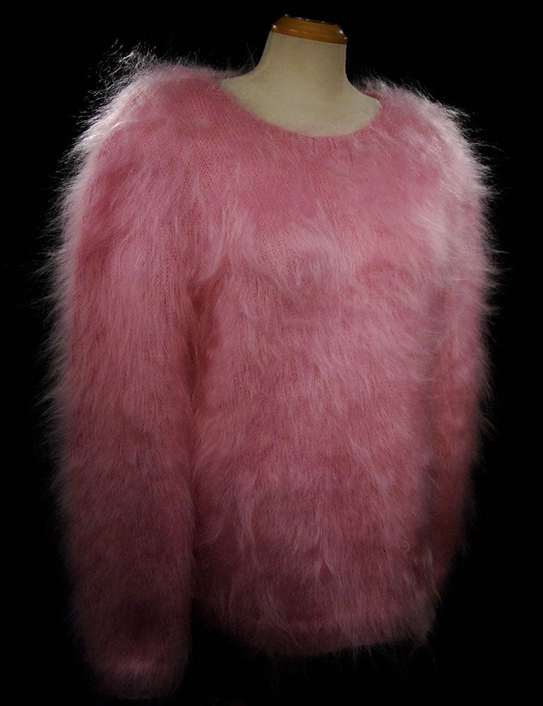 Woman's Hand-Knit Mohair Pullover Sweaters