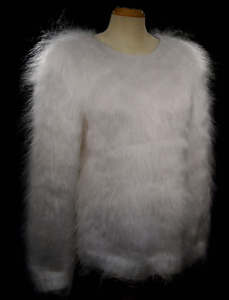 Woman's Hand-Knit Mohair Pullover Sweaters