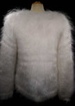 Women's Mohair Sweater Fuzzy Hand-Knit Pullover