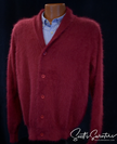 Men's Angora Sweater Cardigan