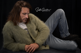 Kurt Cobain sweater Mohair cardigan