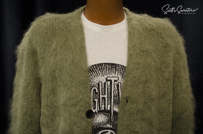 Kurt Cobain sweater Mohair cardigan