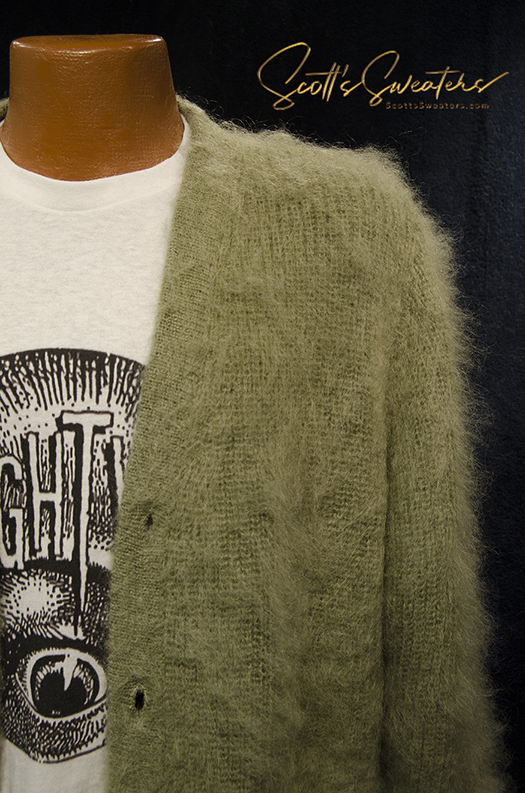 モヘアカーディガン 80 90s mohair カート・コバーン カート・コバーンのセーター - ヴィンテージ感あふれるメンズ
