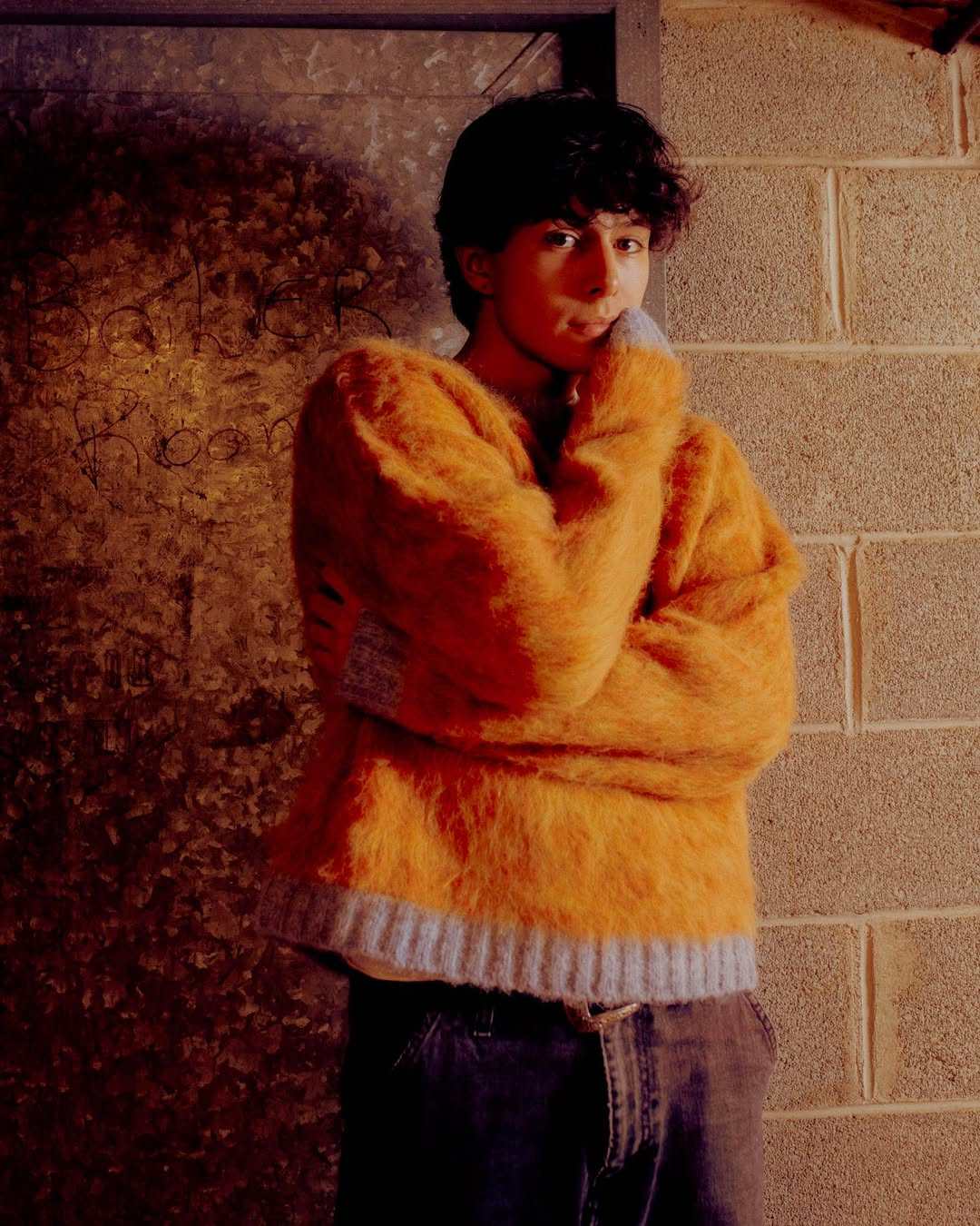 Brain Dead Sweater Unisex Fuzzy Alpaca